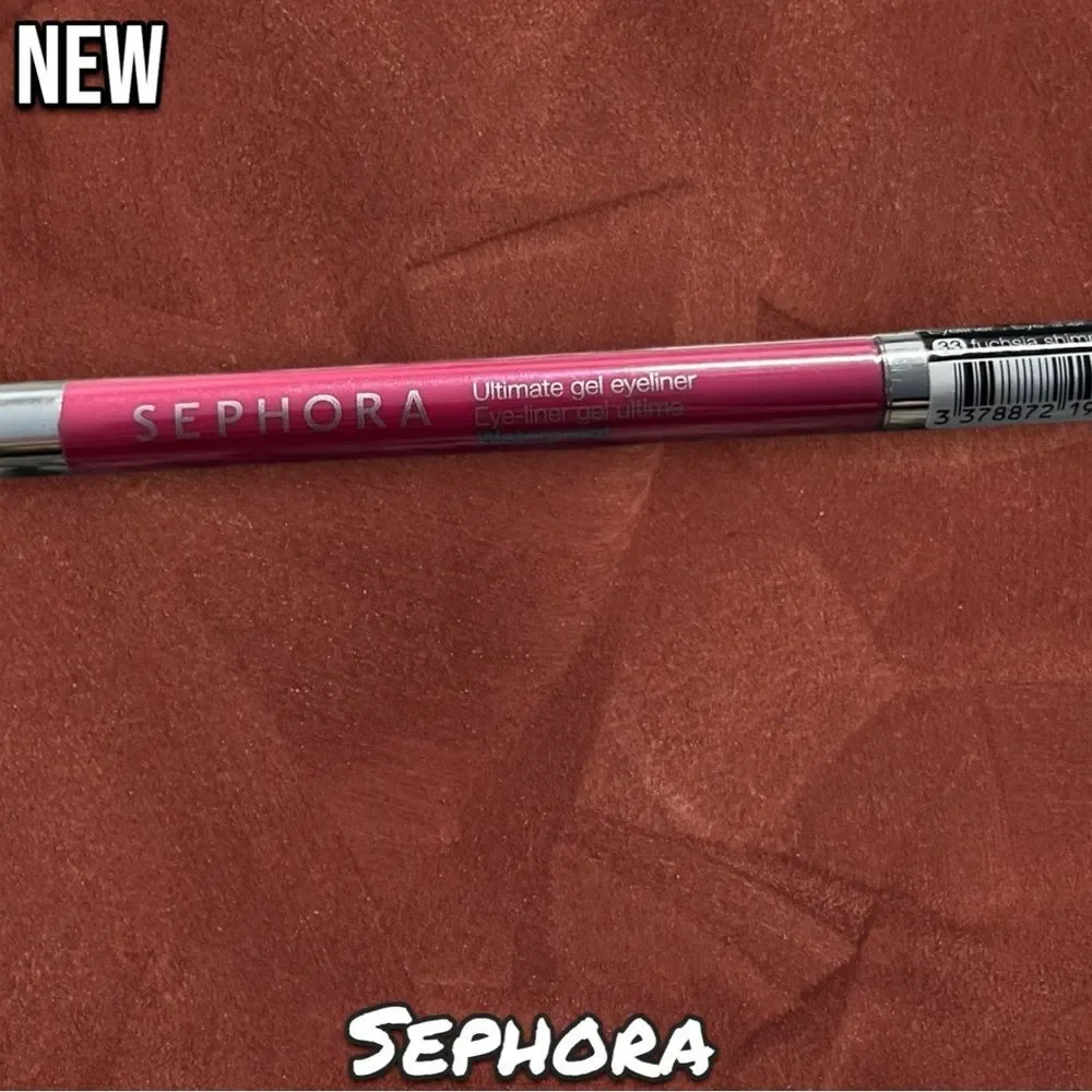 New Sealed SEPHORA COLLECTION Ultimate Gel Waterproof Eyeliner Pencil - 33 fuch